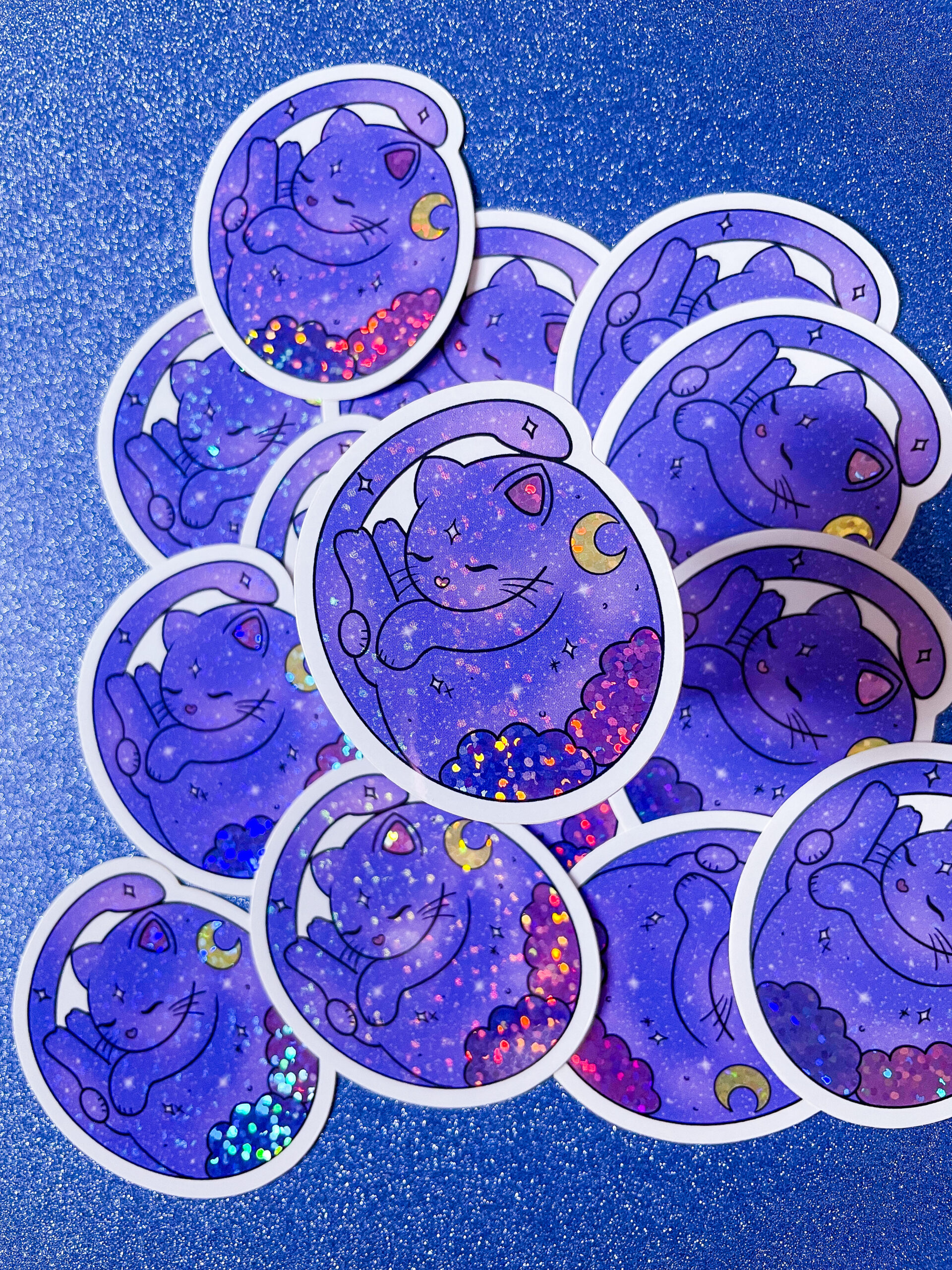 Sticker Chaton Cosmique – Image 3