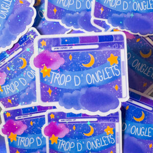 Sticker Trop d'Onglets