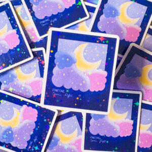 Sticker Polaroid Cosmique